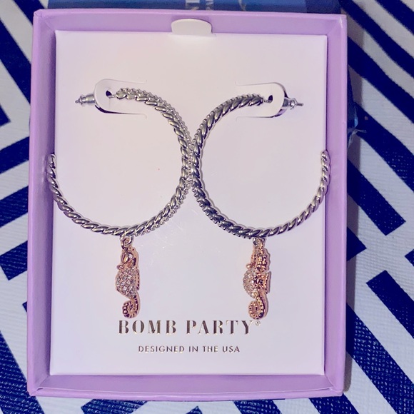 Bomb Party Jewelry Bomb Party Atlantis Collection Hoops Poshmark